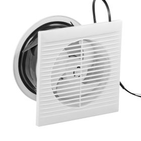 6 inch Through-The-Wall Ventilation Fan, 110 CFM Through Wall Exhaust Fan with AC Motor, Quiet Vent Easy Installation for Bathroom,Garage,Laundry